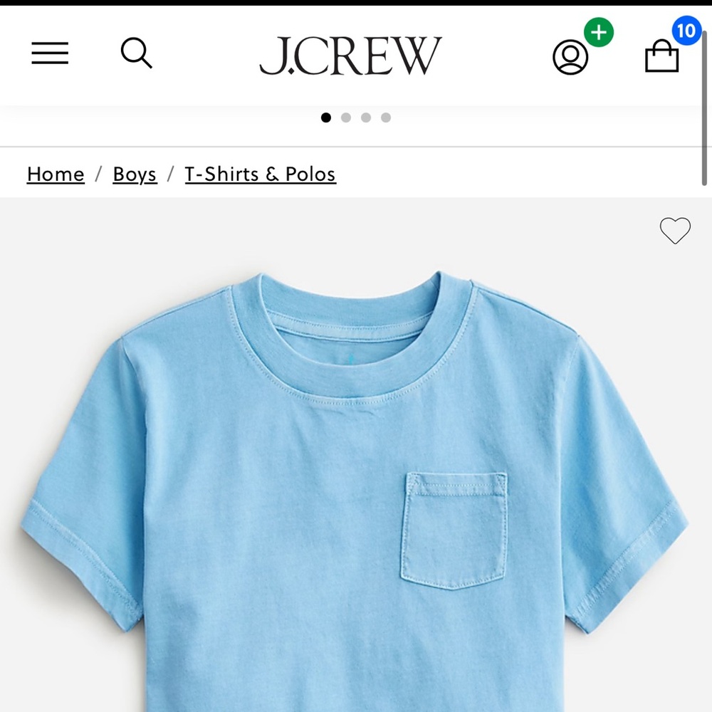 Lot of 20 J Crew Boys Size XSmall (4-5) teeshirts in assorted colors.